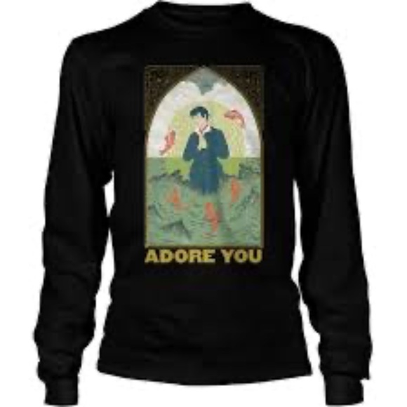 Harry Styles ‘Adore You’ Long Sleeve Shirt - Black - Size XL - Picture 1 of 5